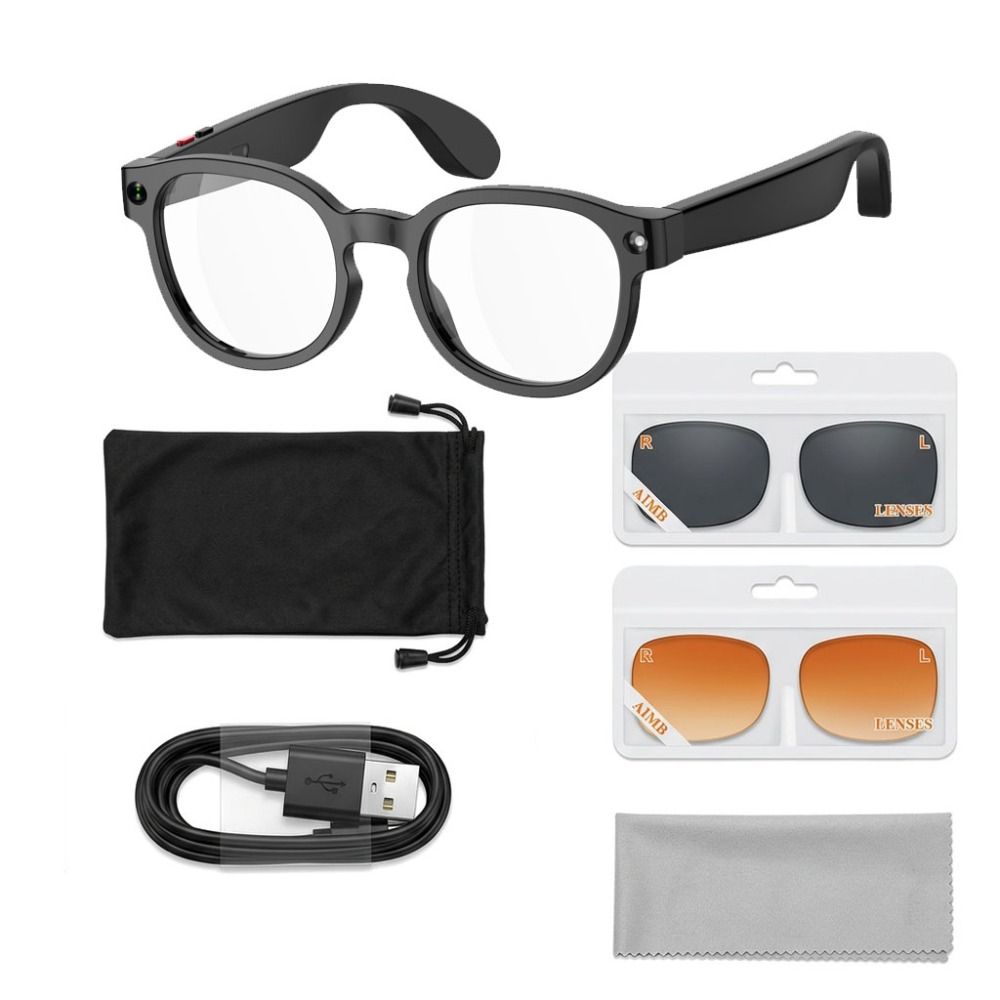 Smart Glasses Lens - Óculos Inteligentes AI 2 em 1
