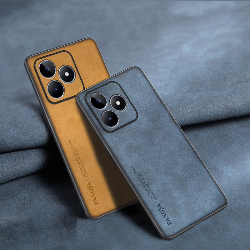 Estojo de couro fosco à prova  - Realme Note 50 avaliação e preço